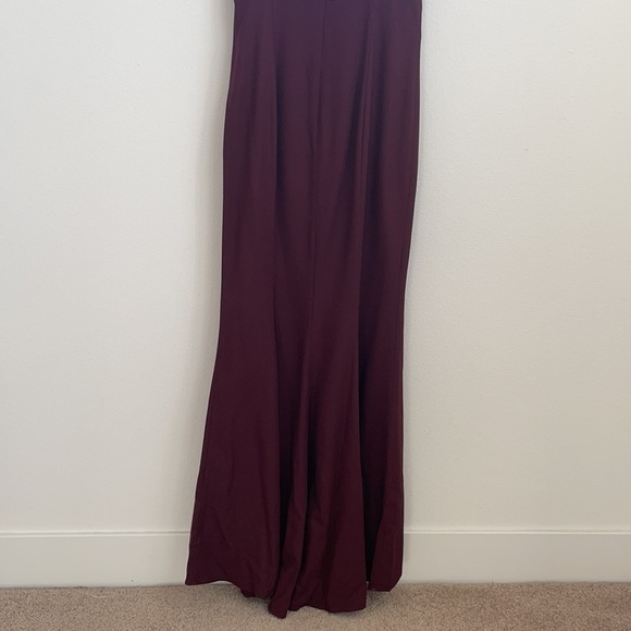 Amsale Bray Ruby crepe bridesmaid gown 4 - Picture 7 of 11